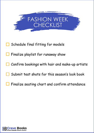 Fashion Week Checklist